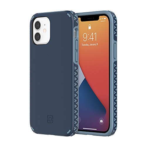 Incipio Grip Case Compatible with iPhone 12 & iPhone 12 Pro - Insignia Blue