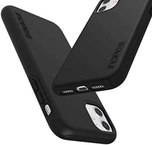 Incipio DualPro Dual Layer Case for Apple iPhone 11 with Flexible Shock-Absorbing Drop-Protection - Black