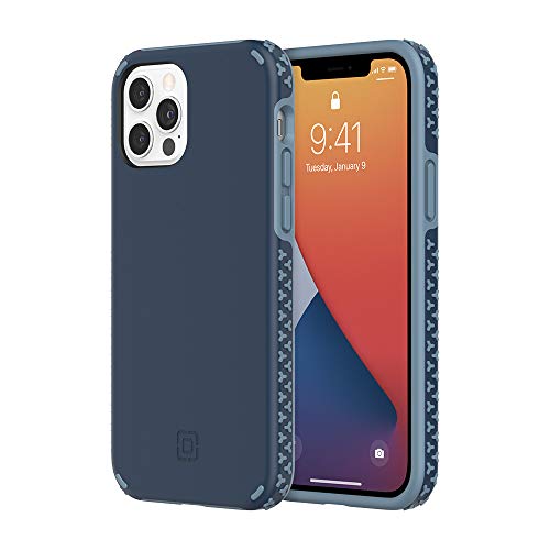 Incipio Grip Case Compatible with iPhone 12 & iPhone 12 Pro - Insignia Blue