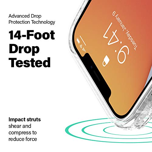Incipio Grip Case Compatible with iPhone 12 Mini - Clear