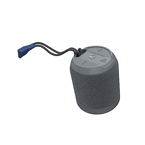 Braven BRV-Mini - Waterproof Pairing Speakers - Rugged Portable Wireless Speaker - 12 Hours of Playtime - Grey (604203556)