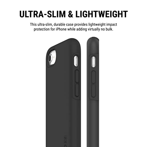 Incipio iPhone 7 Case, Hard Shell Dual Layer DualPro Case for iPhone 7-Black/Black