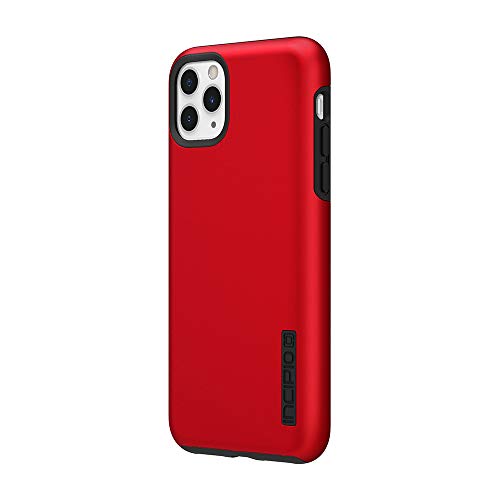 Incipio DualPro Dual Layer Case for Apple iPhone 11 Pro Max with Flexible Shock-Absorbing Drop-Protection - Iridescent Red/Black
