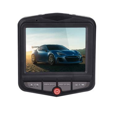 Gabba Goods Dash Cam Witness 720P HD DVR Car Driving Recorder with 2.4 Inch LCD Screen 90° Ultra Wide Lens, Motion Detection, Still Photo Snap Shots and HD Loop Recording