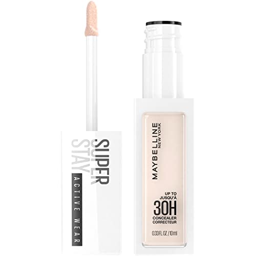 Maybelline Super Stay Liquid Concealer Makeup, Full Coverage Concealer, Up to 30 Hour Wear, Transfer Resistant, Natural Matte Finish, Oil-free, Available in 16 Shades