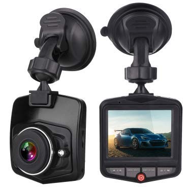Gabba Goods Dash Cam Witness 720P HD DVR Car Driving Recorder with 2.4 Inch LCD Screen 90° Ultra Wide Lens, Motion Detection, Still Photo Snap Shots and HD Loop Recording