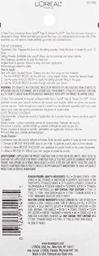 L'Oreal Paris Cosmetics Stylist Prep and Shape Brow Liner Kit, 0.12 Ounce