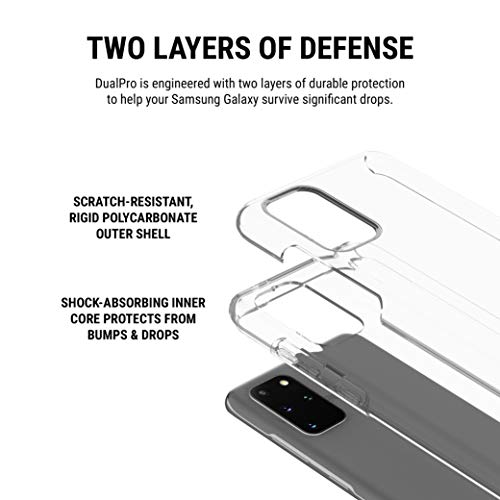 Incipio DualPro Case Compatible with Samsung Galaxy S20+ - Clear