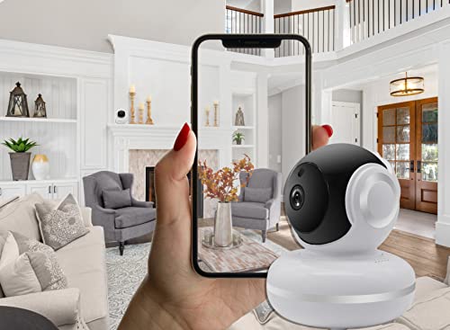 Gabba Goods G-Home Smart Surveillance Camera HD Home Wireless Baby/Pet Camera with Video Recording, Two-Way Audio Motion Detection Night Vision Remote Monitoring