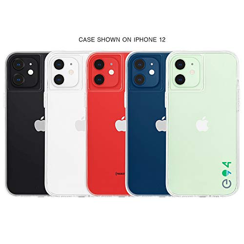 Case-Mate ECO94 Plant Based - Case for iPhone 12 and iPhone 12 Pro (5G) - Eco Friendly- 10 ft Drop Protection - 6.1 inch - Clear