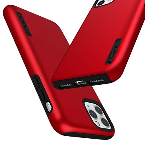 Incipio DualPro Dual Layer Case for Apple iPhone 11 Pro Max with Flexible Shock-Absorbing Drop-Protection - Iridescent Red/Black