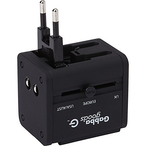 GabbaGoods World Travel Adapter (Black)