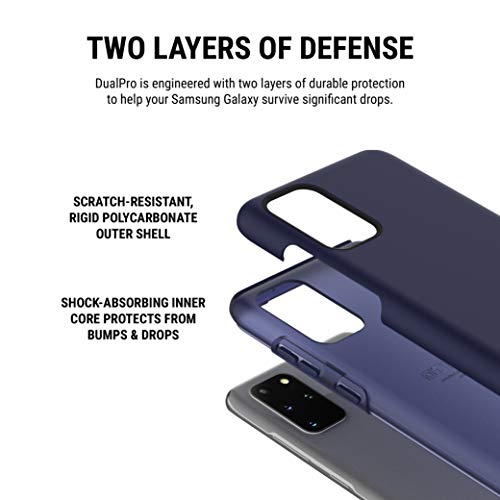 Incipio DualPro Case Compatible with Samsung Galaxy S20+ - Midnight Blue