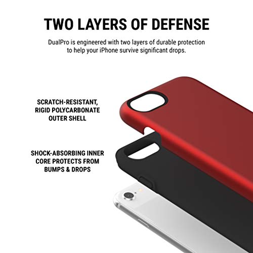 Incipio IPH-1465-RBK Apple iPhone 6 / 6s / 7/8 DualPro Case - Iridescent Red