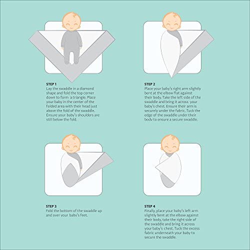 MIMA MIMA Baby Swaddle Blanket Set of 6 Unisex Swaddle Wrap Breathable Muslin Cotton Blankets Neutral Receiving Blanket for Boys and Girls (Gender Neutral), 47 x 47 inches,/Bird/Giraffe/Zebra