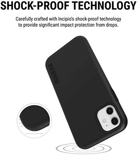Incipio DualPro Dual Layer Case for Apple iPhone 11 with Flexible Shock-Absorbing Drop-Protection - Black