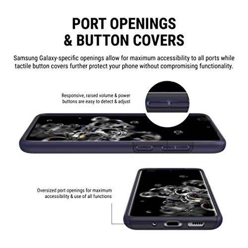 Incipio DualPro Case Compatible with Samsung Galaxy S20+ - Midnight Blue