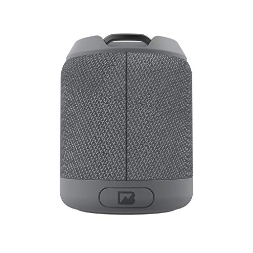 Braven BRV-Mini - Waterproof Pairing Speakers - Rugged Portable Wireless Speaker - 12 Hours of Playtime - Grey (604203556)