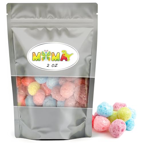 Mima JollyPuffs Freeze Dried Candy - Crunchy Freeze Dried Easter Treats Variety Pack - Resealable Bag, Ideal for Snacking and Sharing