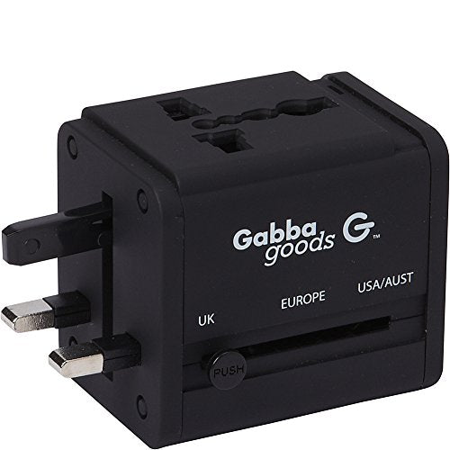 GabbaGoods World Travel Adapter (Black)