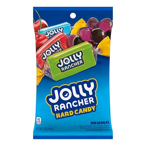 JOLLY RANCHER Assorted Fruit Flavored Hard Candy Bulk Bag, 5 lb