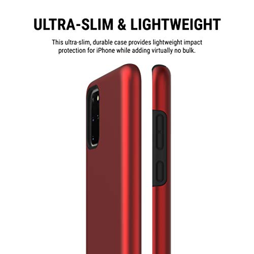 Incipio DualPro Case Compatible with Samsung Galaxy S20+ - Iridescent Red/Black