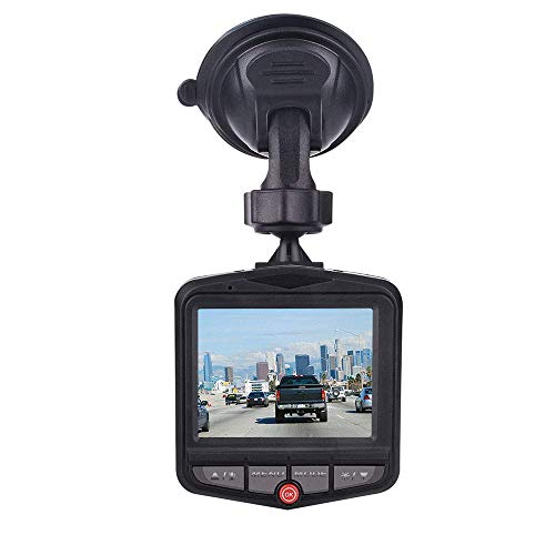 Gabba Goods Dash Cam Witness 720P HD DVR Car Driving Recorder with 2.4 Inch LCD Screen 90° Ultra Wide Lens, Motion Detection, Still Photo Snap Shots and HD Loop Recording