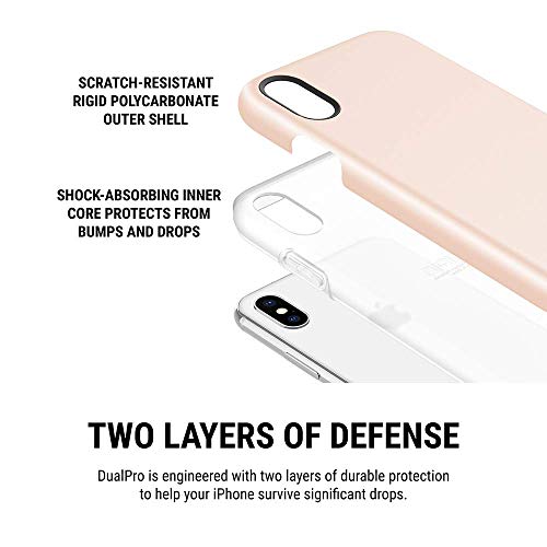 Incipio Apple iPhone Xs/X DualPro Case-Rose Blush