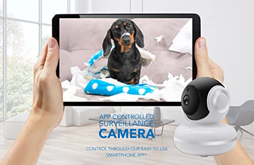 Gabba Goods G-Home Smart Surveillance Camera HD Home Wireless Baby/Pet Camera with Video Recording, Two-Way Audio Motion Detection Night Vision Remote Monitoring