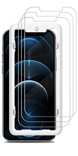 Mima Tempered Glass Screen Protector Compatible with New iPhone 13 iPhone 12 and iPhone 13 pro iPhone 12 pro 6.1 inch Screen - Anti Scratch and Anti Glare Surface - Pack of 3