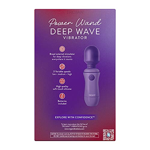 TROJAN Vibrations Power Wand Deep Massager