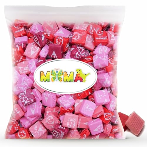 StrBurst Chewy Candy Made with Real Fruit Juice - FaveReds Flavored Fruit Easter Candy for Snacking and Sharing - Gluten Free Individually Wrapped Treats