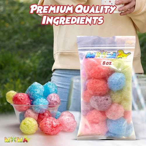 Mima JollyPuffs Freeze Dried Candy - Crunchy Freeze Dried Easter Treats Variety Pack - Resealable Bag, Ideal for Snacking and Sharing