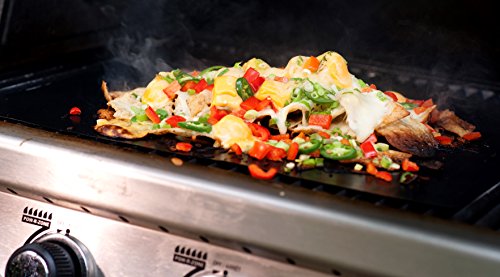 COOKINA Barbecue Reusable and Non-Stick Grilling Sheet, 1 EA, Black