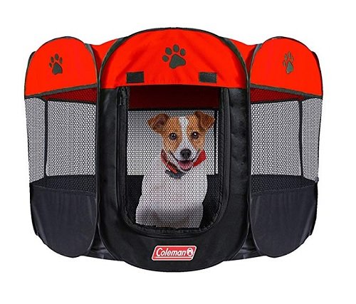 Coleman Pet Pop Up Playpen Great for Outdoor and Travel Needs