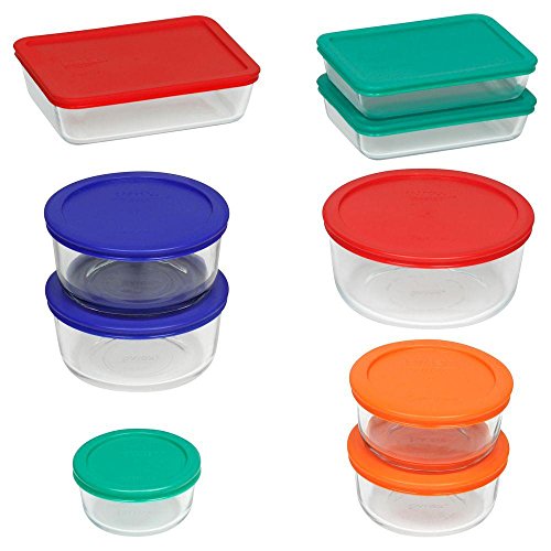 Pyrex Storage Set With Lids Glass Glass