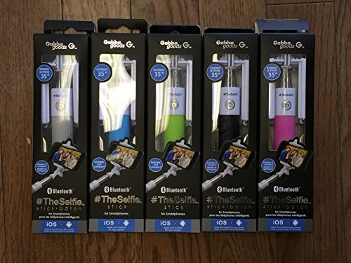 New 2015 Foldable Bluetooth Selfie Stick Compatible with iPhone & Android