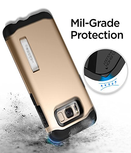 Spigen Slim Armor S8 Case with Air Cushion Technology and Hybrid Drop Protection for Samsung S8 (2017)