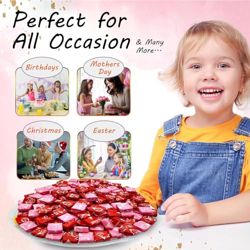 StrBurst Chewy Candy Made with Real Fruit Juice - FaveReds Flavored Fruit Easter Candy for Snacking and Sharing - Gluten Free Individually Wrapped Treats