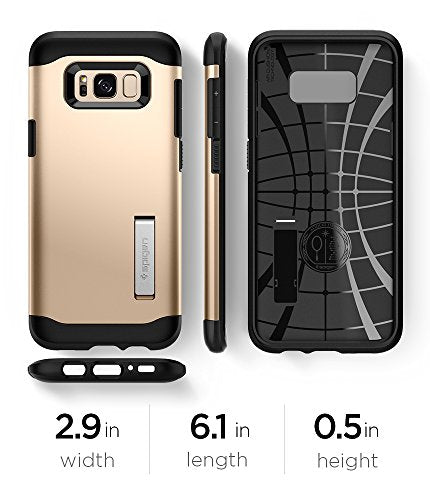 Spigen Slim Armor S8 Case with Air Cushion Technology and Hybrid Drop Protection for Samsung S8 (2017)