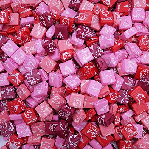 StrBurst Chewy Candy Made with Real Fruit Juice - FaveReds Flavored Fruit Easter Candy for Snacking and Sharing - Gluten Free Individually Wrapped Treats