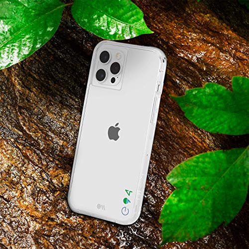 Case-Mate ECO94 Plant Based - Case for iPhone 12 and iPhone 12 Pro (5G) - Eco Friendly- 10 ft Drop Protection - 6.1 inch - Clear