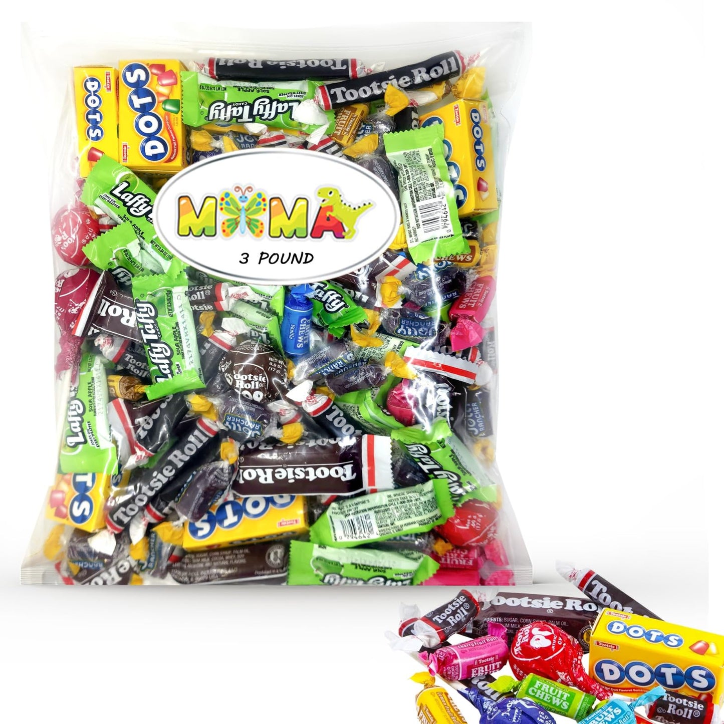 Easter Candy Mix - (3lbs) Bulk Candy Individually Wrapped - Fantastic Bag for Valentines Day, Treats Bowls, Desert Tables, Parties & More