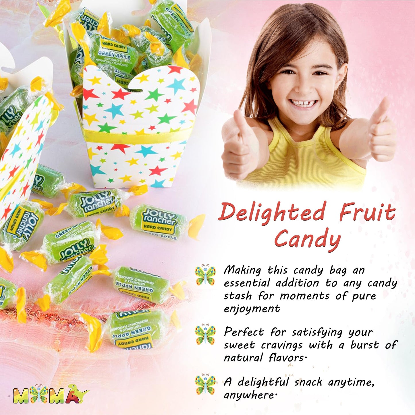 J0lly Ranchrs Hard Candy Grape - 3 lb Fruit Flavored Made with Real Juice Easter Candy - Gluten Free Hard Treats Individually Wrapped Bag