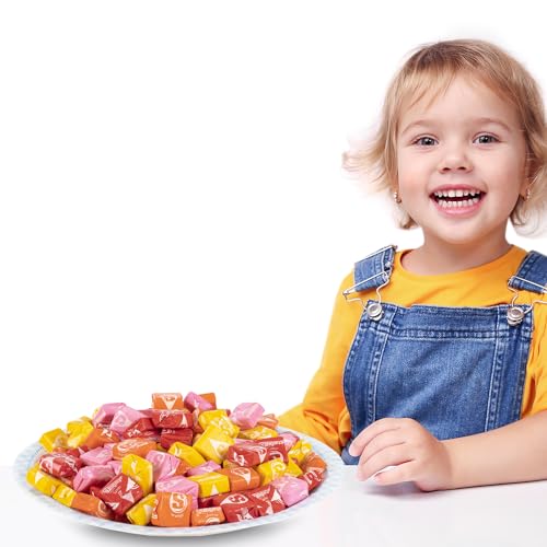 Starburst Chewy Candy-Assorted Fruit Flavors - Made with Real Fruit Juice - Gluten-Free - Perfect for Snacking and Sharing - Ideal for Candy Bowls, Dessert Tables, Parties, Halloween and More - Individually Wrapped 1.5LB Bag