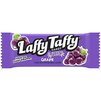 Laffy Taffy - Laffy Taffy - Chewy & Tangy Laffy Taffy Bulk Candy Individually Wrapped - (Grape)