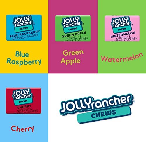 Jolly Rancher Chews Candy in Box, 2lb (Individually Wrapped) (Assorted)