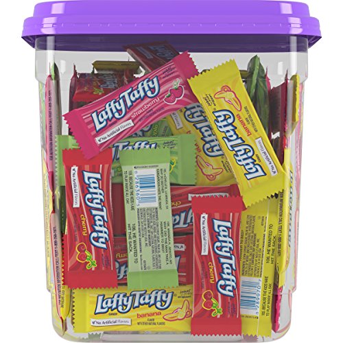 Laffy Taffy Assorted Candy Jar, 145 Count (Pack of 1)