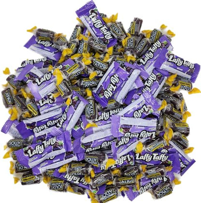 Jolly Ranche & Laffy Taffy Candy Bulk Mix: 2lb Flavor Variety Bag –Fruit Flavors - Made with Real Fruit Juice - Perfect for Snacking and Sharing - Ideal for Candy Bowls, Dessert Tables, Parties, Halloween and More - Individually Wrapped